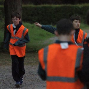 The Scouts conduct a village quiz hike