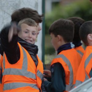The Scouts conduct a village quiz hike