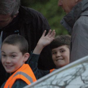 The Scouts conduct a village quiz hike