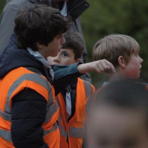 The Scouts conduct a village quiz hike