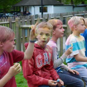 The Cubs have a colourful evening celebrating the Indian festival of light