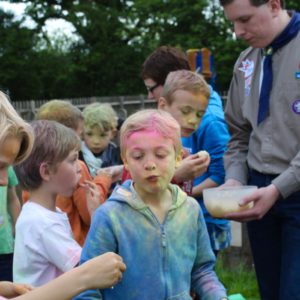 The Cubs have a colourful evening celebrating the Indian festival of light